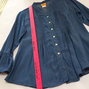 Ruby Rd. Tops - Denim Tunic Top Ruby Rd. Tops - Denim Tunic Top